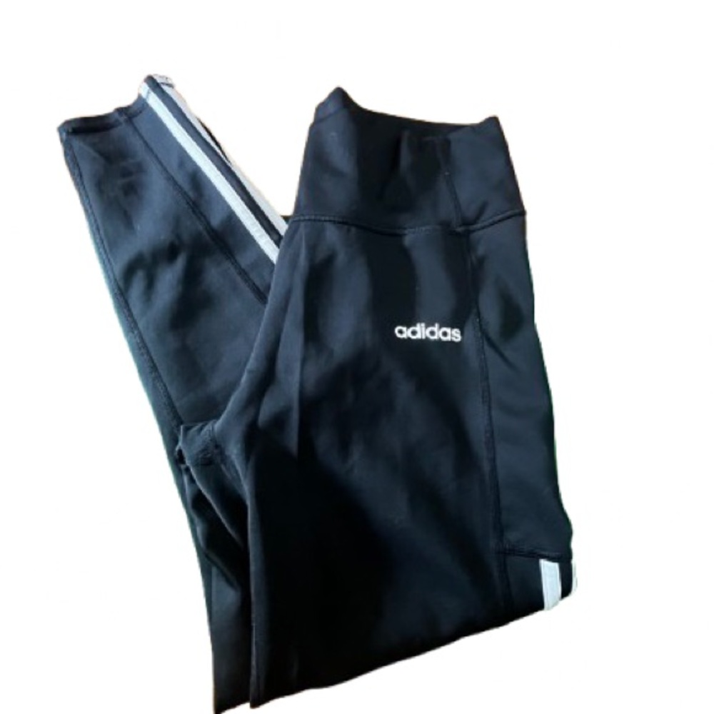 Adidas Women's Black Leggings - Size Large
